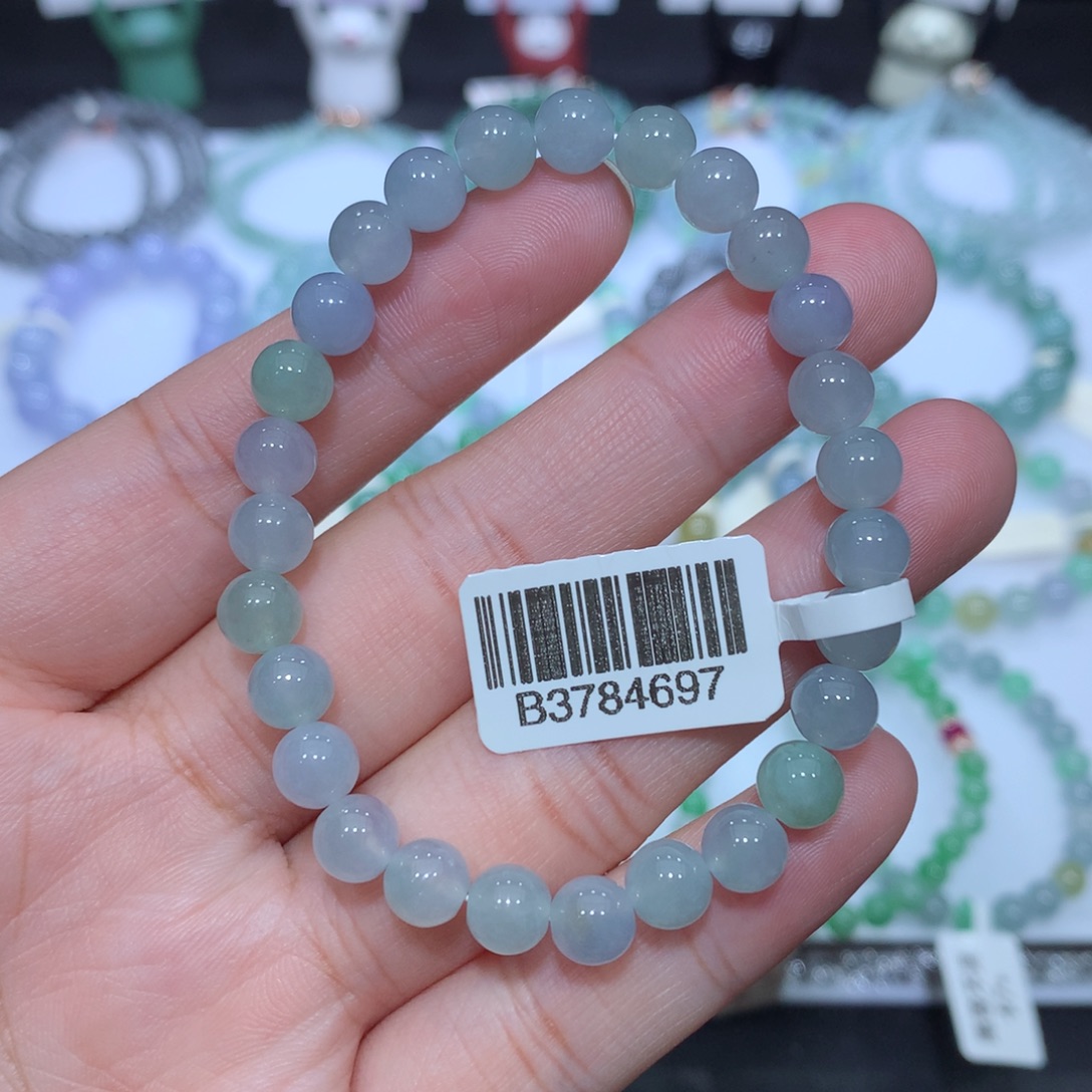 翡翠未镶嵌手串天然