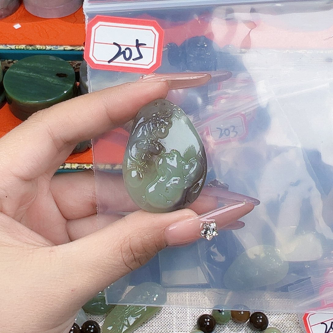 和田玉珠宝半成品未镶嵌