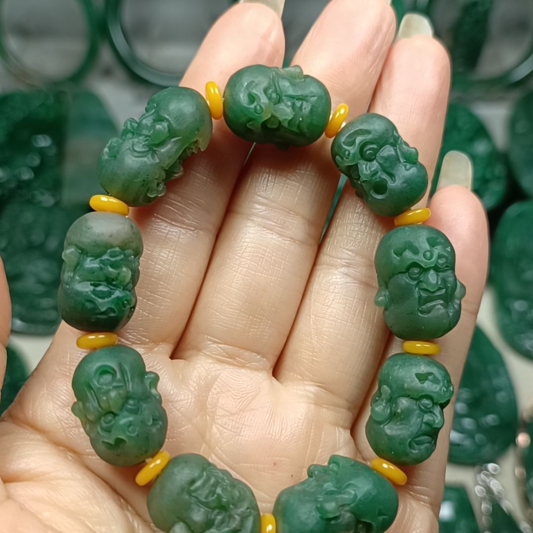 未镶嵌独山玉手串