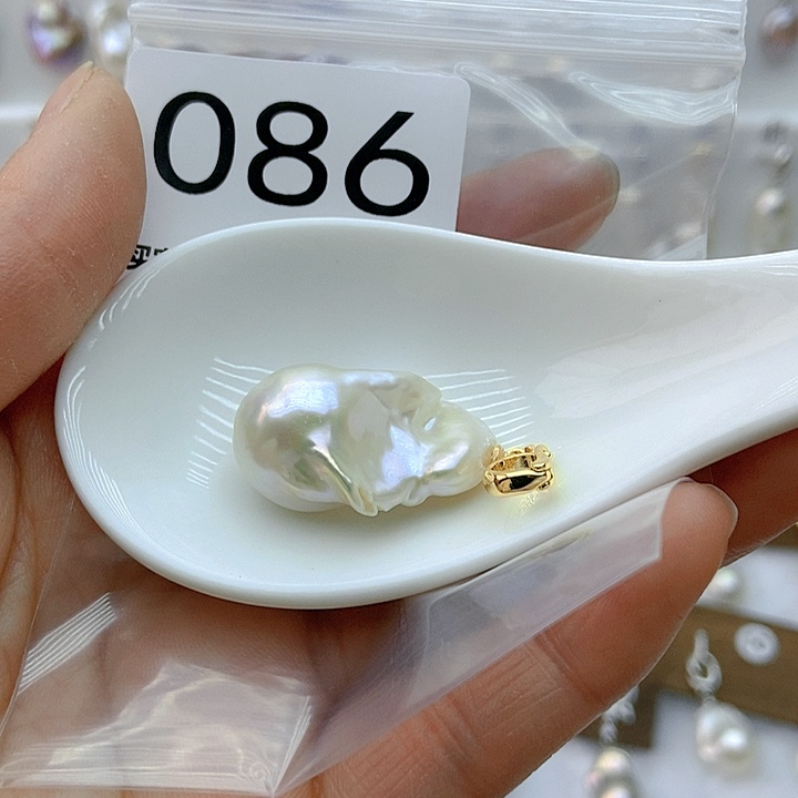 淡水珍珠颈饰银S925镶嵌