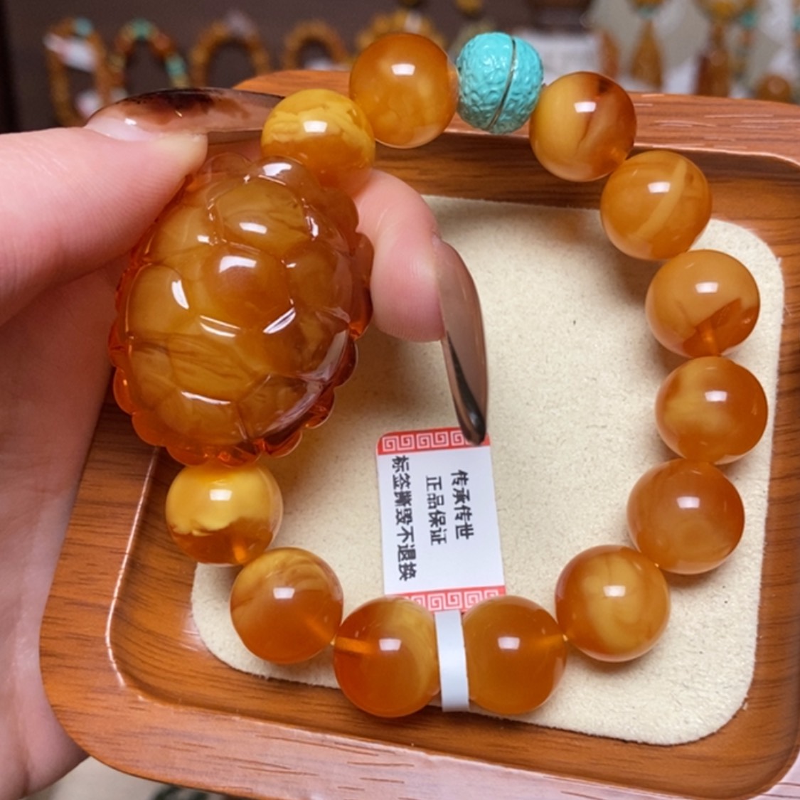 【闪购商品】蜜蜡颈饰未镶嵌手串