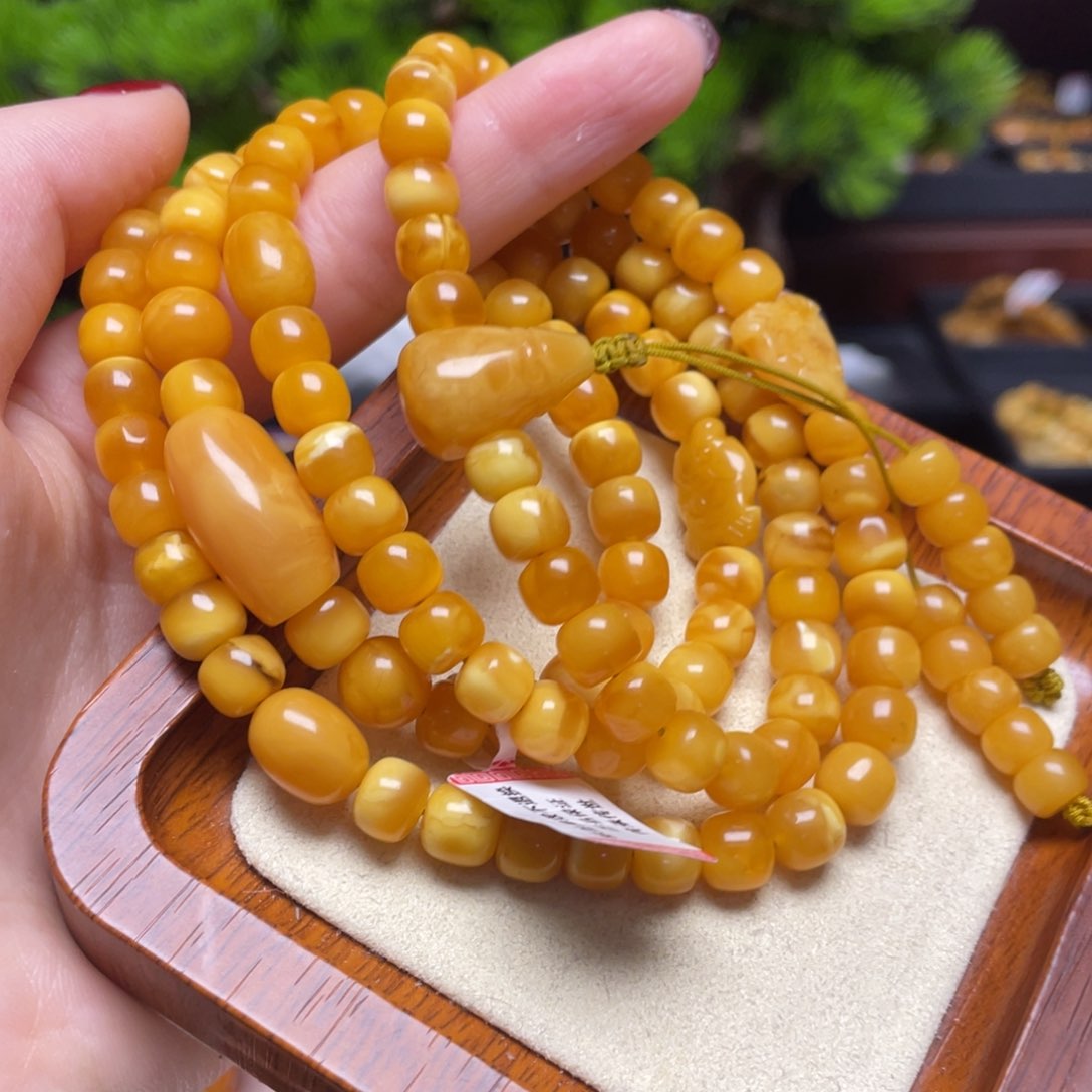 蜜蜡手链未镶嵌手串