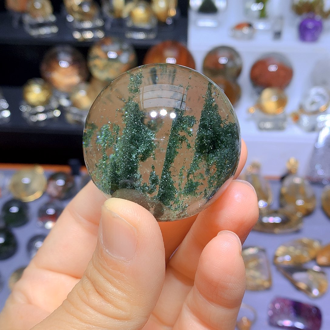 水晶球未镶嵌蒙**水天然水晶