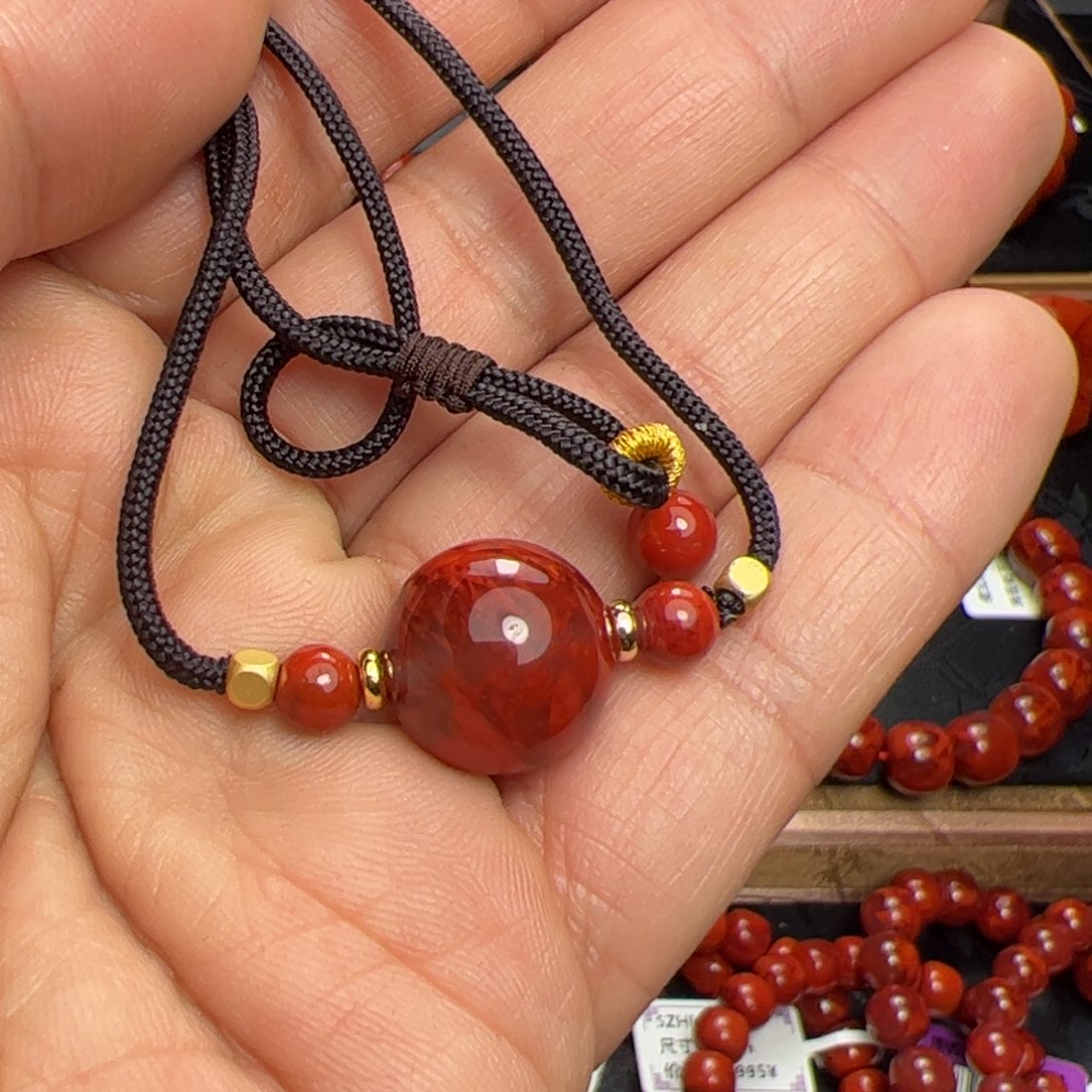 南红玛瑙未镶嵌单珠