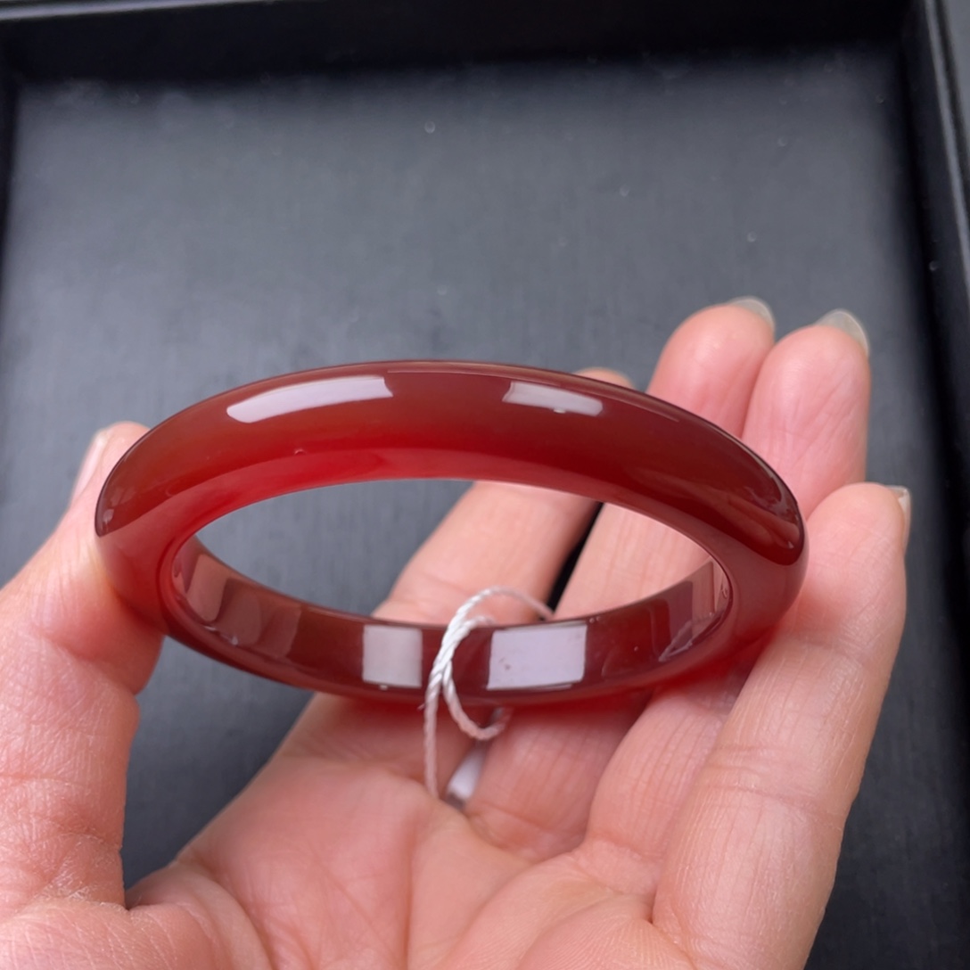 玛瑙/玉髓手镯未镶嵌53圈口