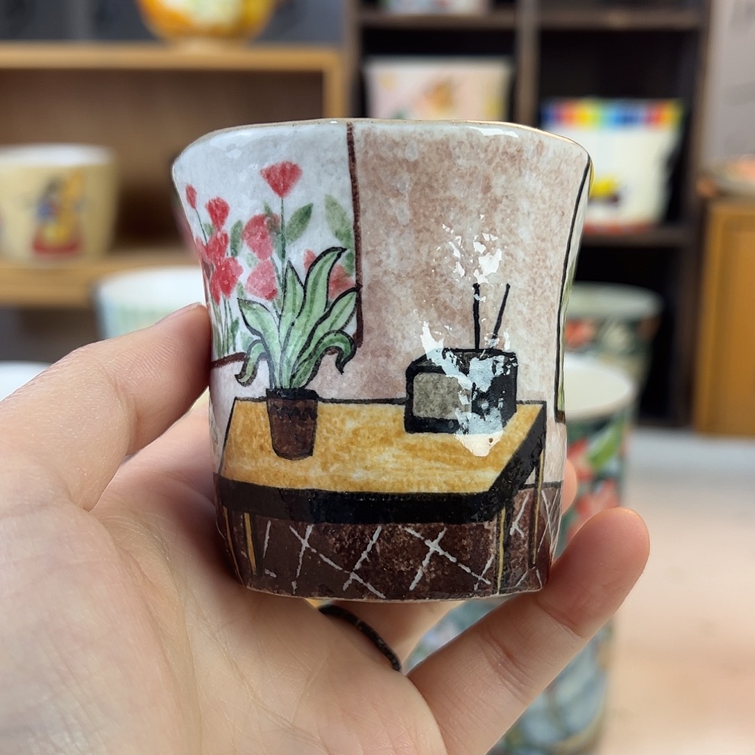 瓷原创手绘高温釉下彩