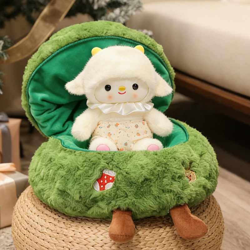 雪人圣诞树造型毛绒玩偶可爱女生圣诞节礼物