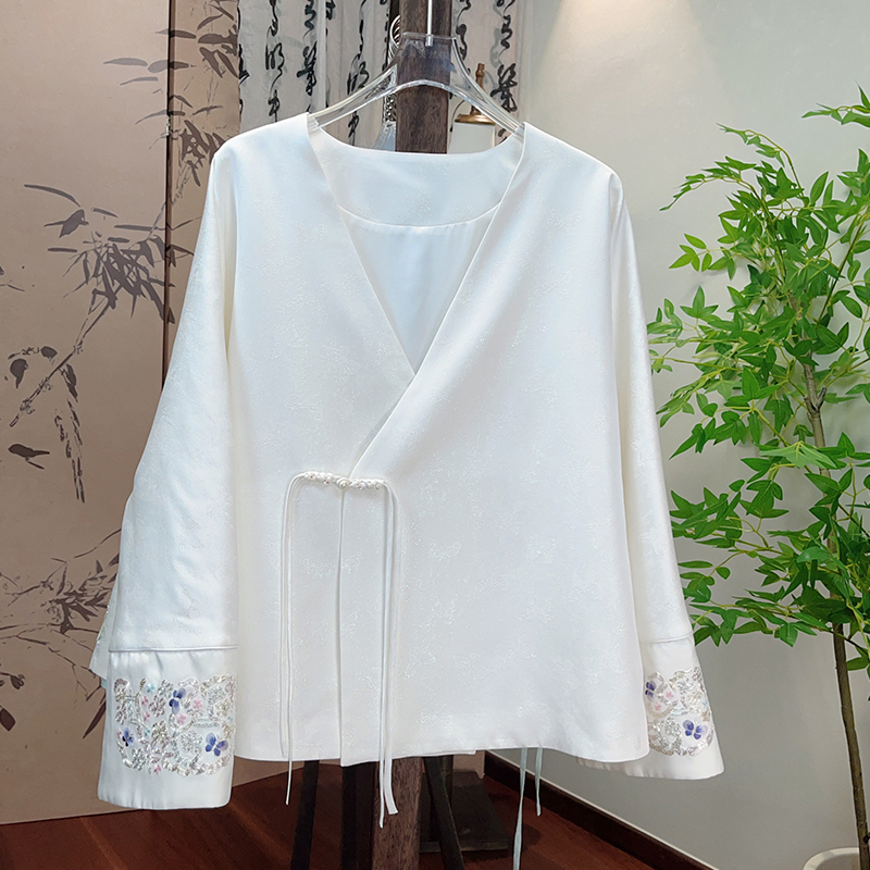 439-799直播间扣号链接时尚百搭正娟真丝女装新中式中国风桑蚕丝