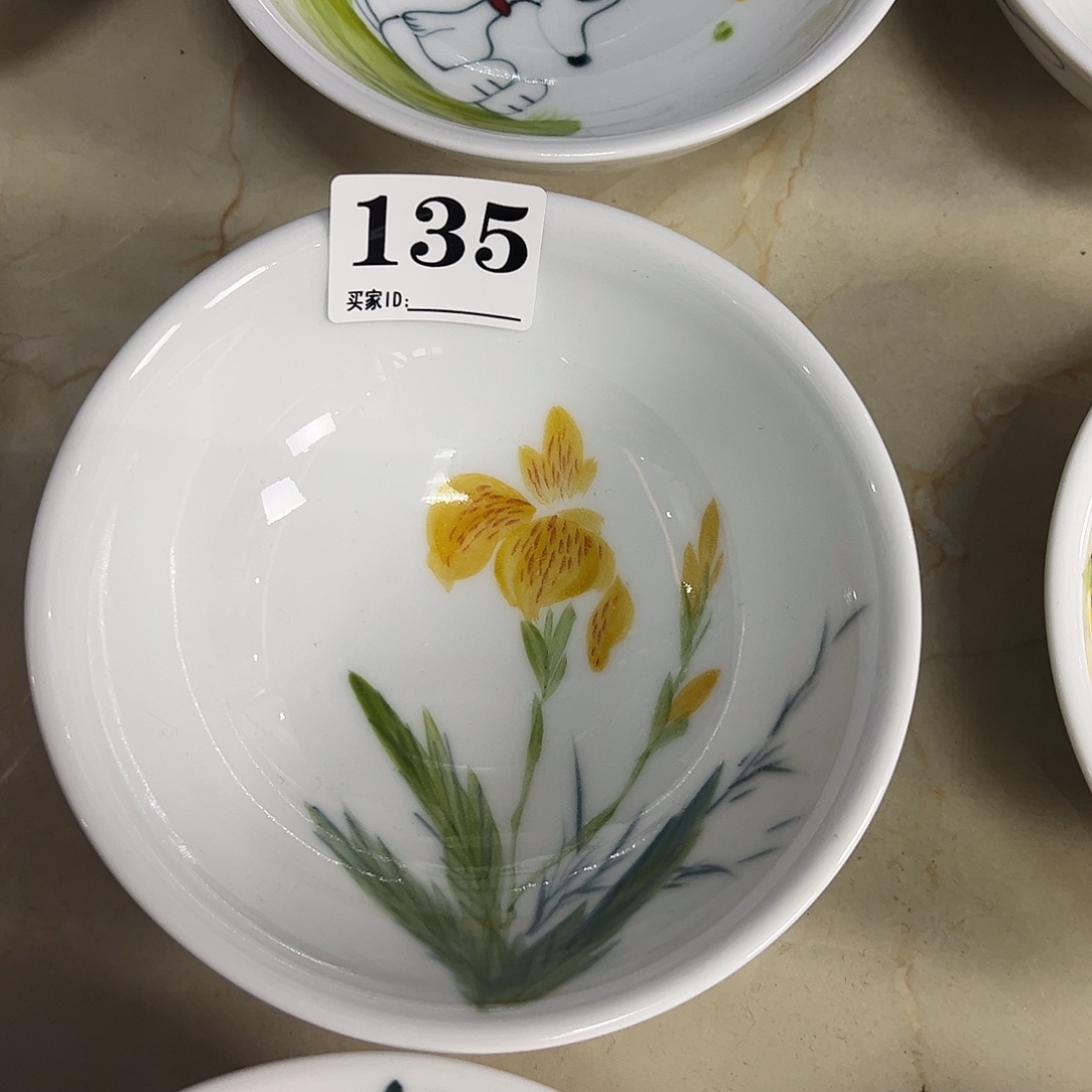 瓷片景德镇陶瓷手工手绘制作