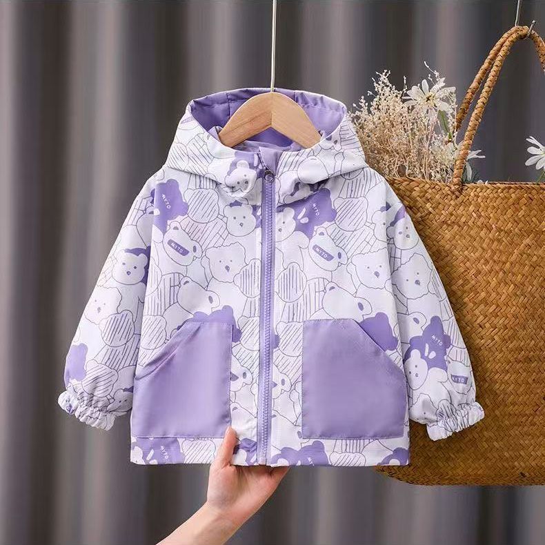 女童外套春秋款2025新款洋气女宝宝秋季衣服小女孩秋装儿童外套