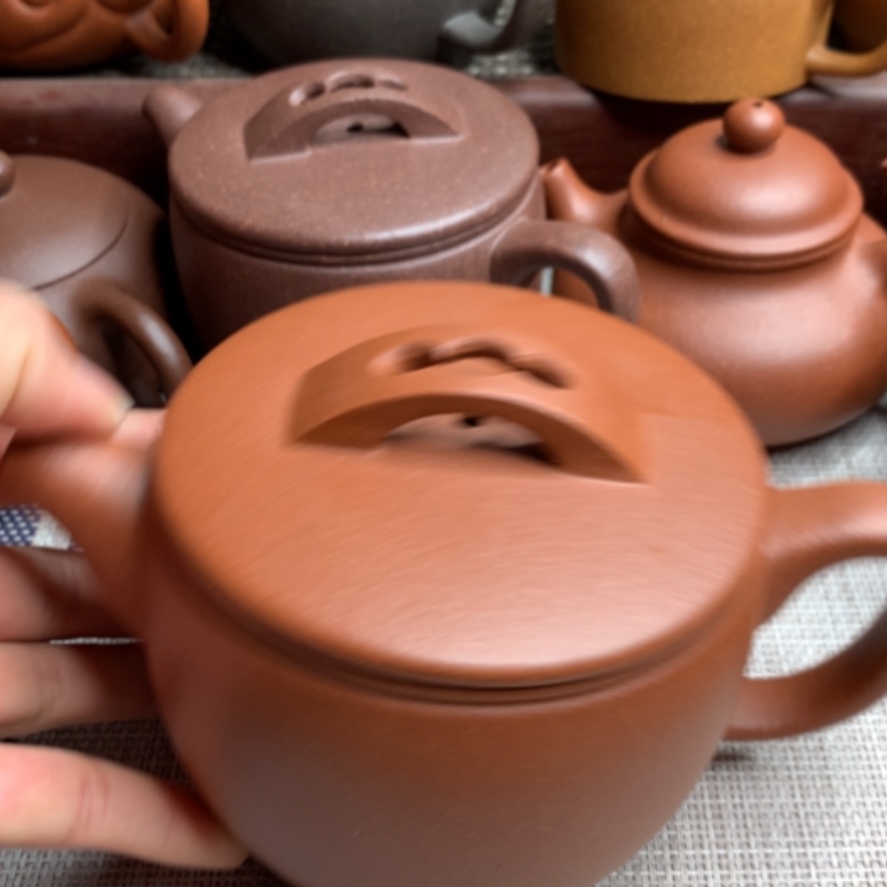 【闪购商品】紫砂茶壶450CC微瑕紫砂壶紫