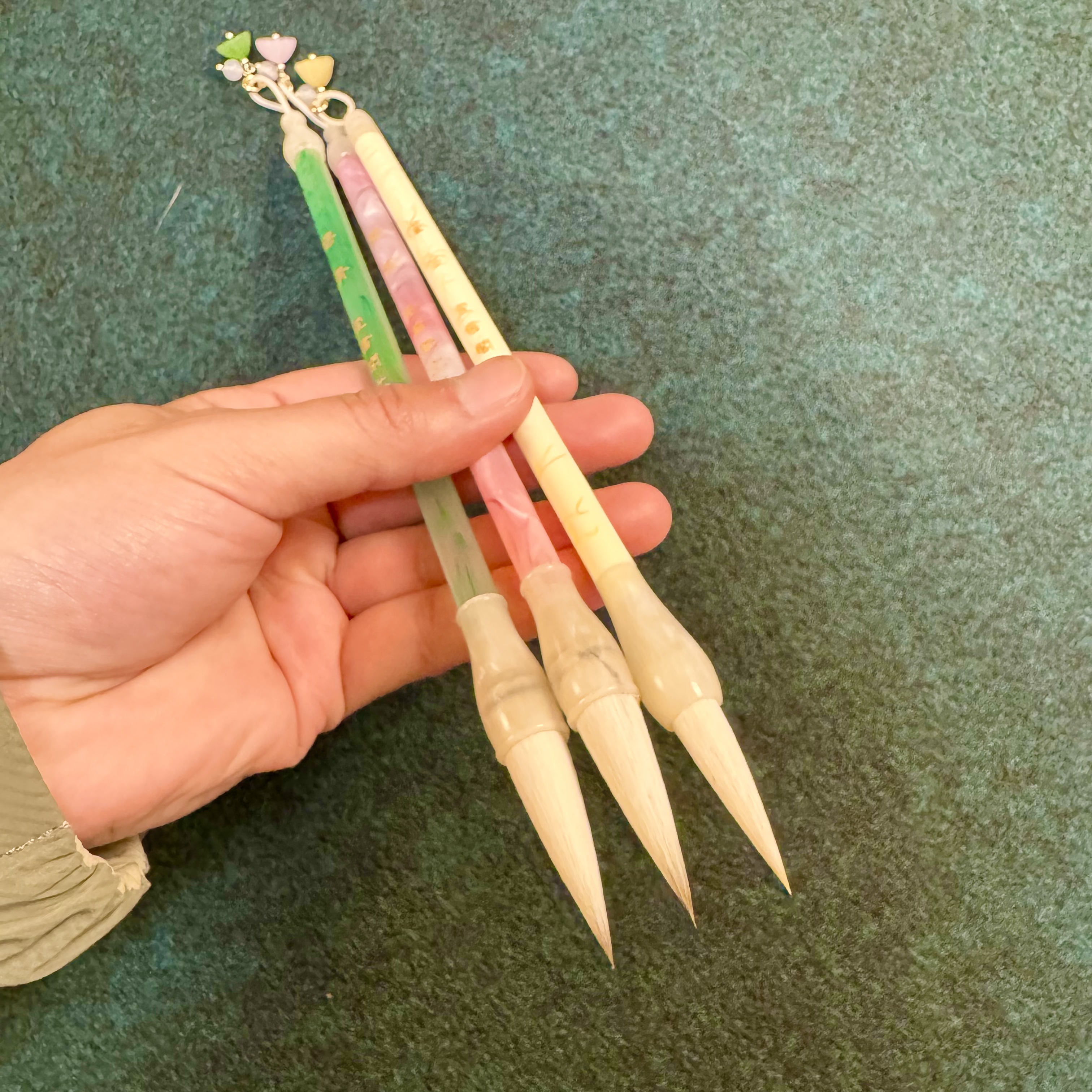 兼毫【吊坠毛笔】行书楷书隶书篆书毛笔字书法国画用笔专用毛笔