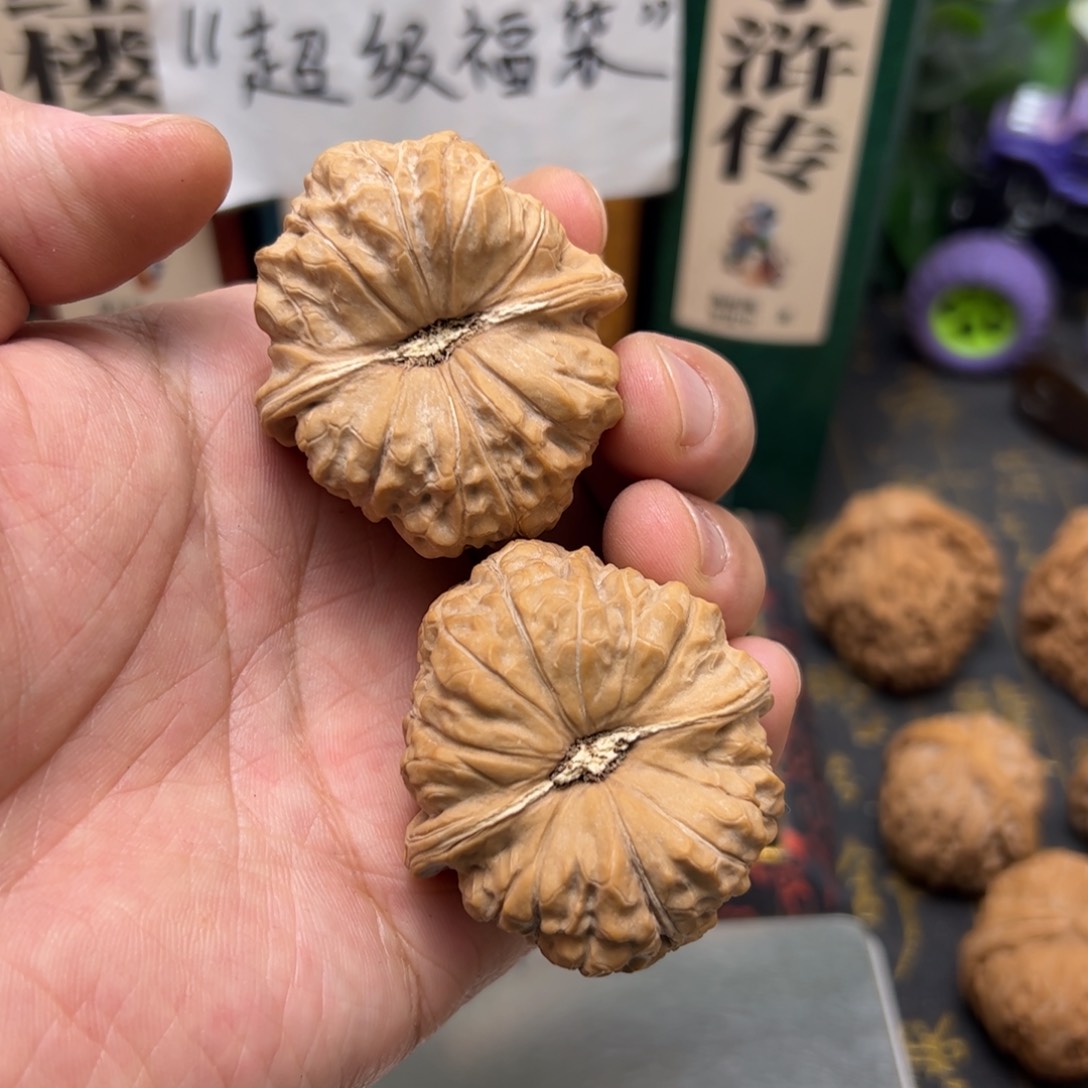 文玩核桃把件43南瓜墩