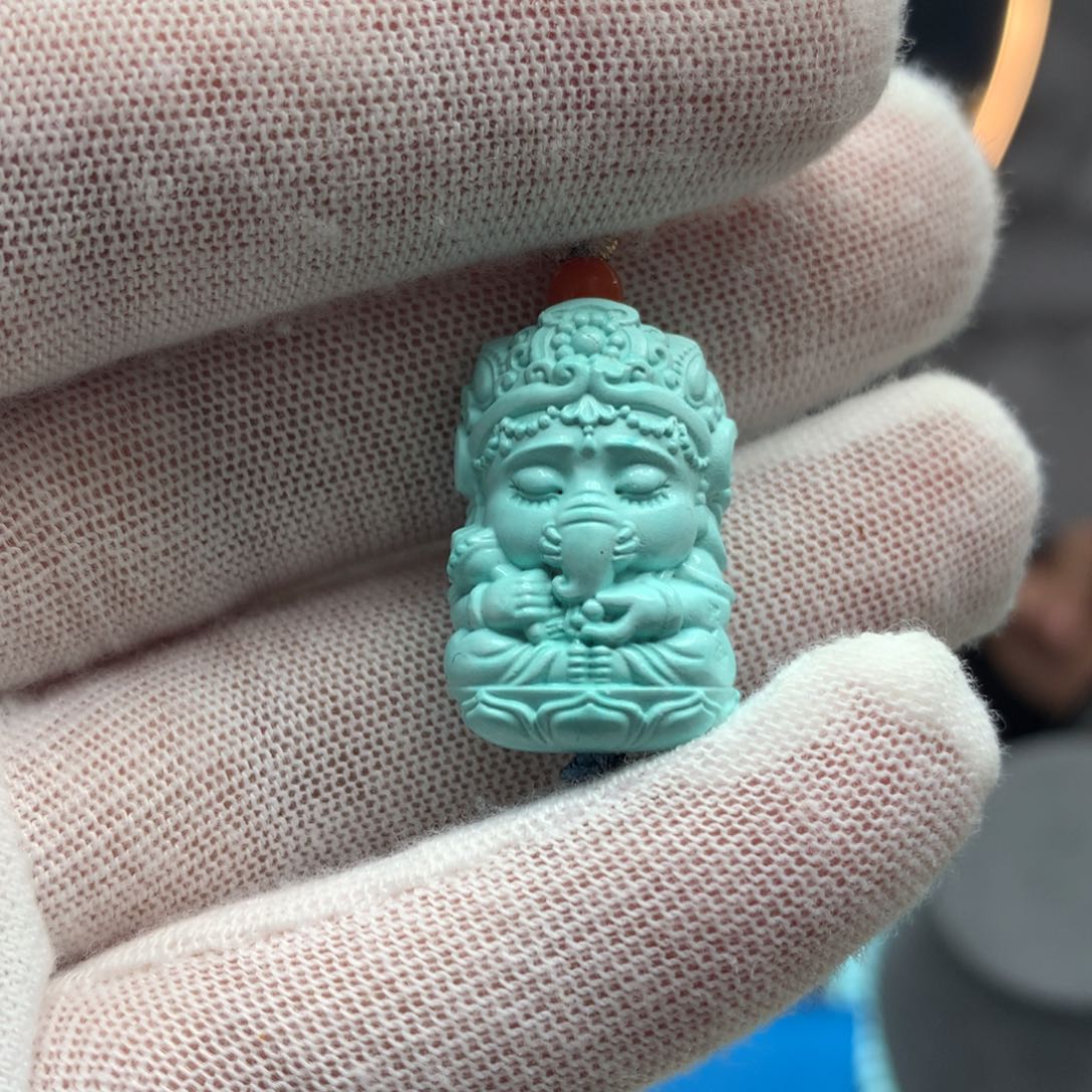 绿松石挂件未镶嵌