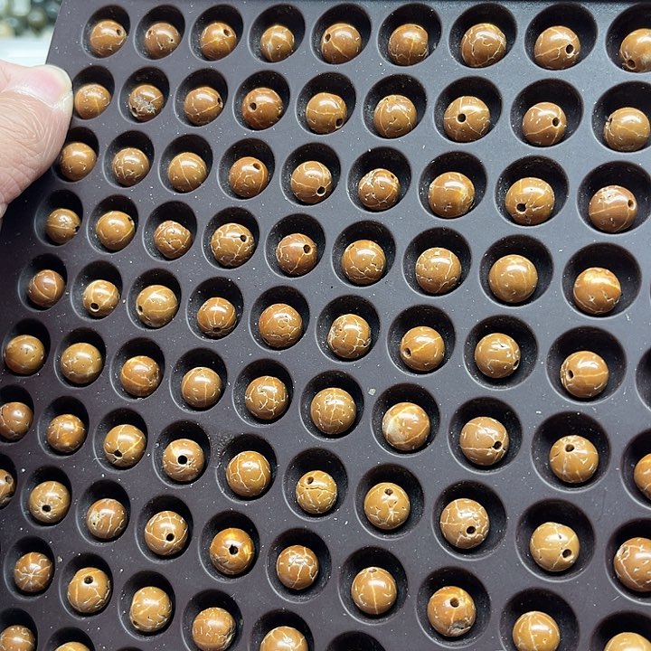 白玉菩提吊坠瑕疵金刚圆珠50颗卡灯牌宠60