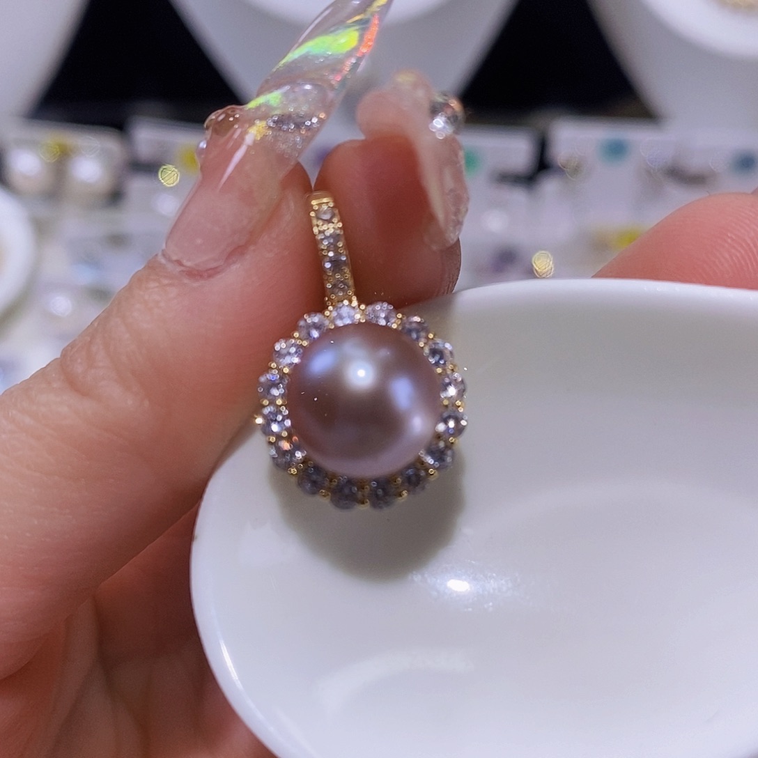 淡水珍珠颈饰合金