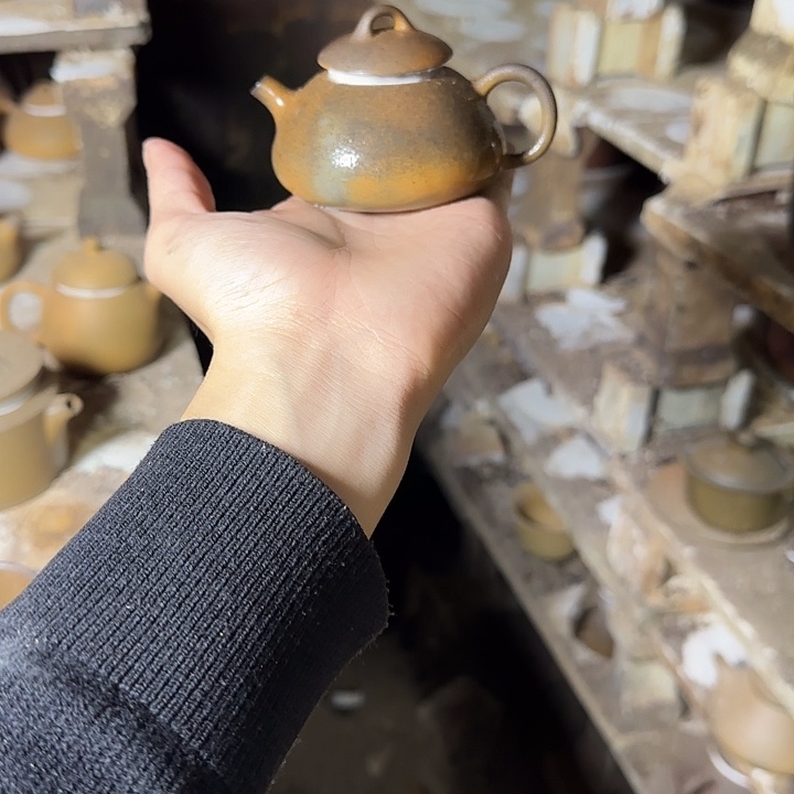 紫砂茶壶坭兴陶柴烧