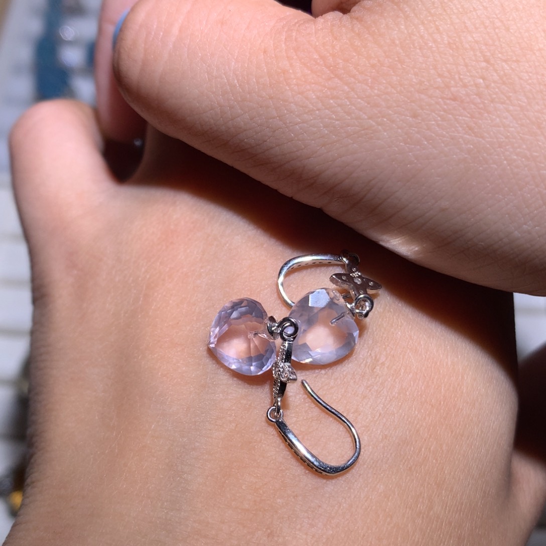 【闪购商品】水晶戒指银S925镶嵌点****）戒指