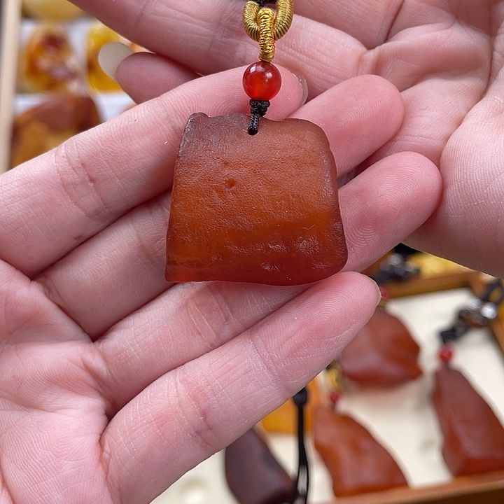 蜜蜡项链未镶嵌5.7克