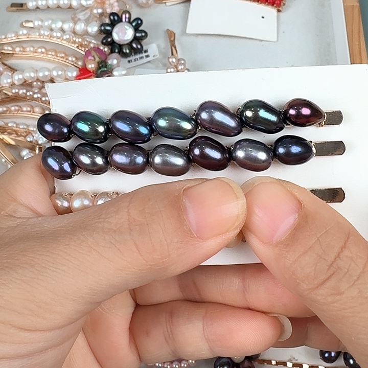 未镶嵌发饰淡水珍珠