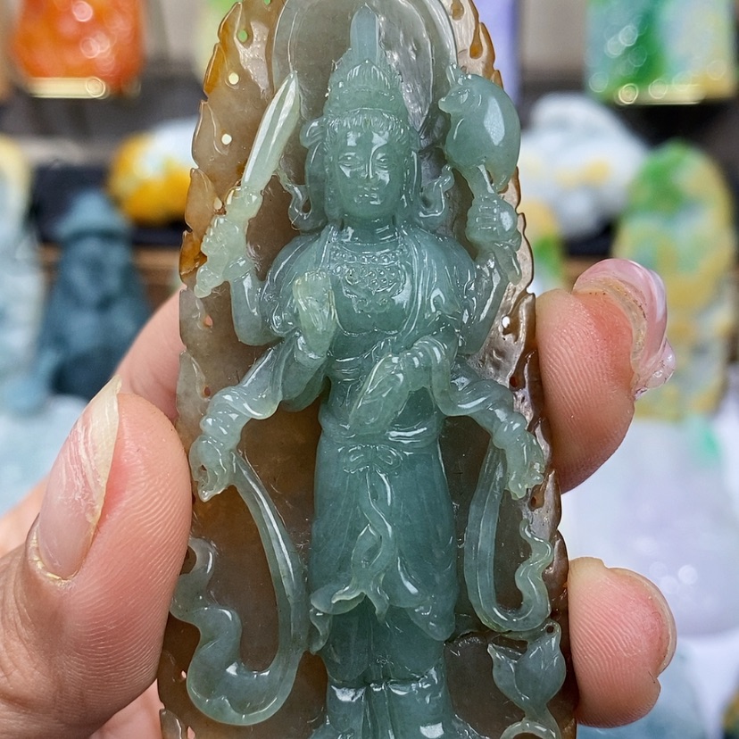 【闪购商品】定制翡翠未镶嵌小*宇翡翠一物一证