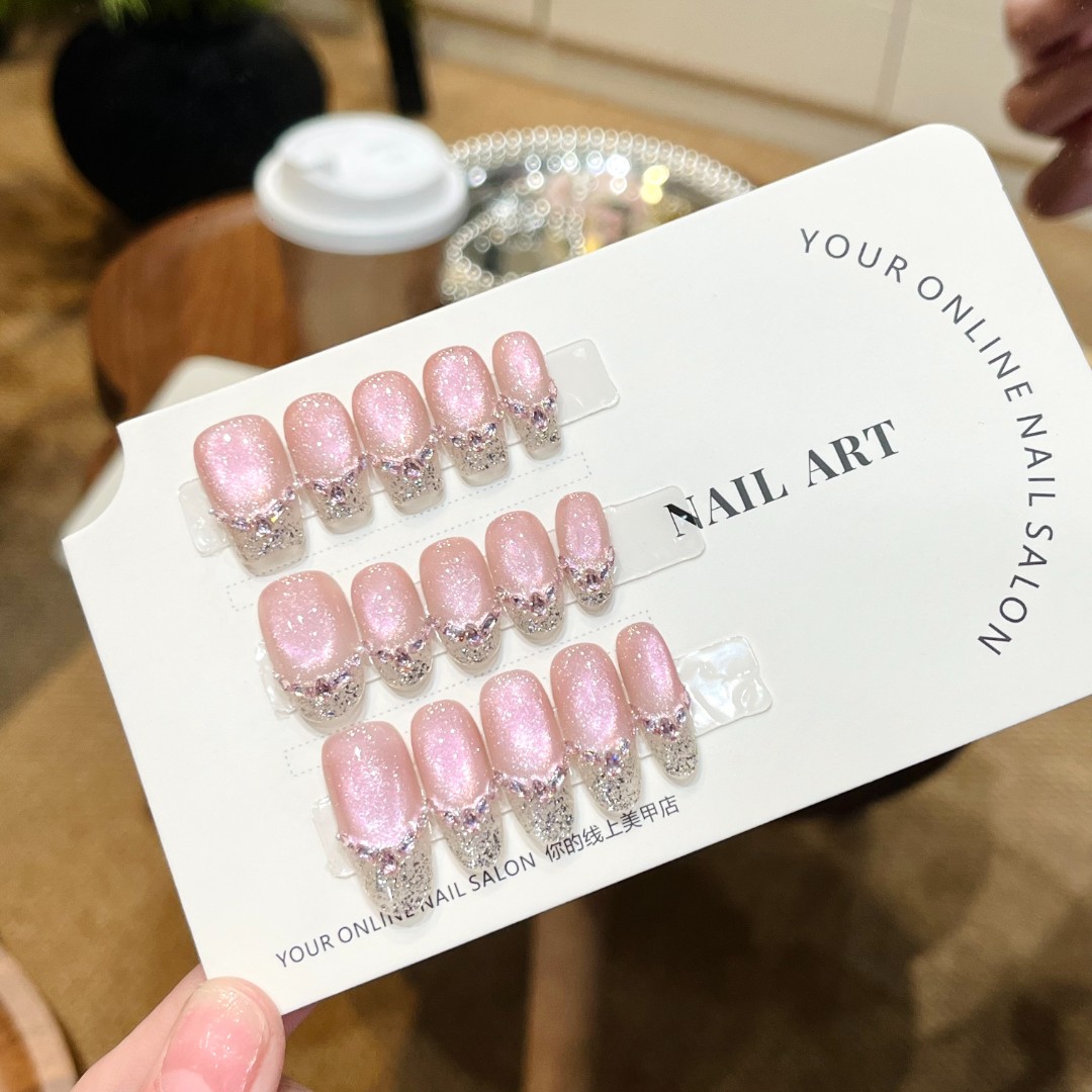 设计师专款【闪粉危机】JD1973-纯手工穿戴甲（送工具包）