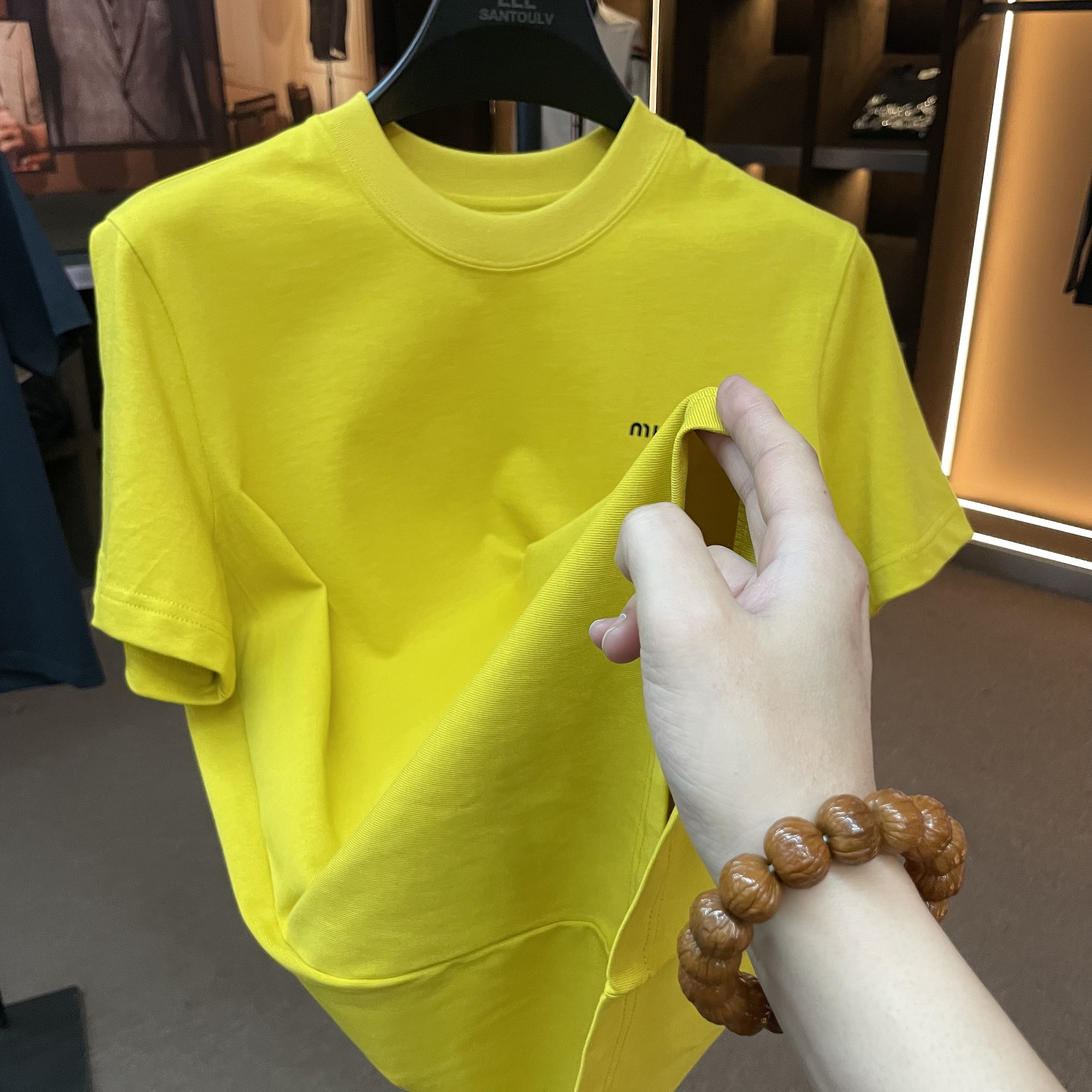 【YIN】3313-春季新款男士休闲百搭上衣修身打底半袖 3-5B