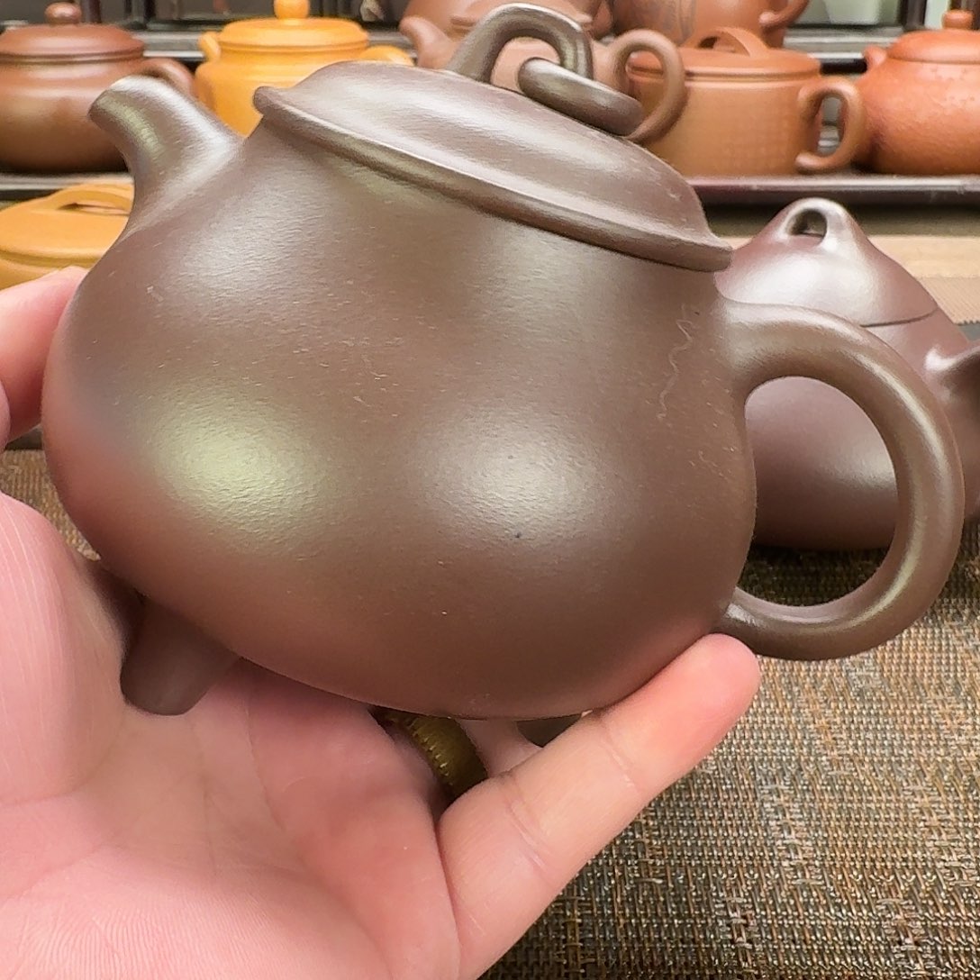 事***事紫砂茶壶原矿紫砂