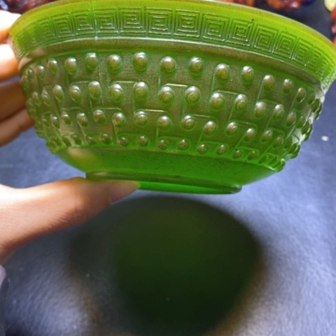 白玉菩提吊坠摆件