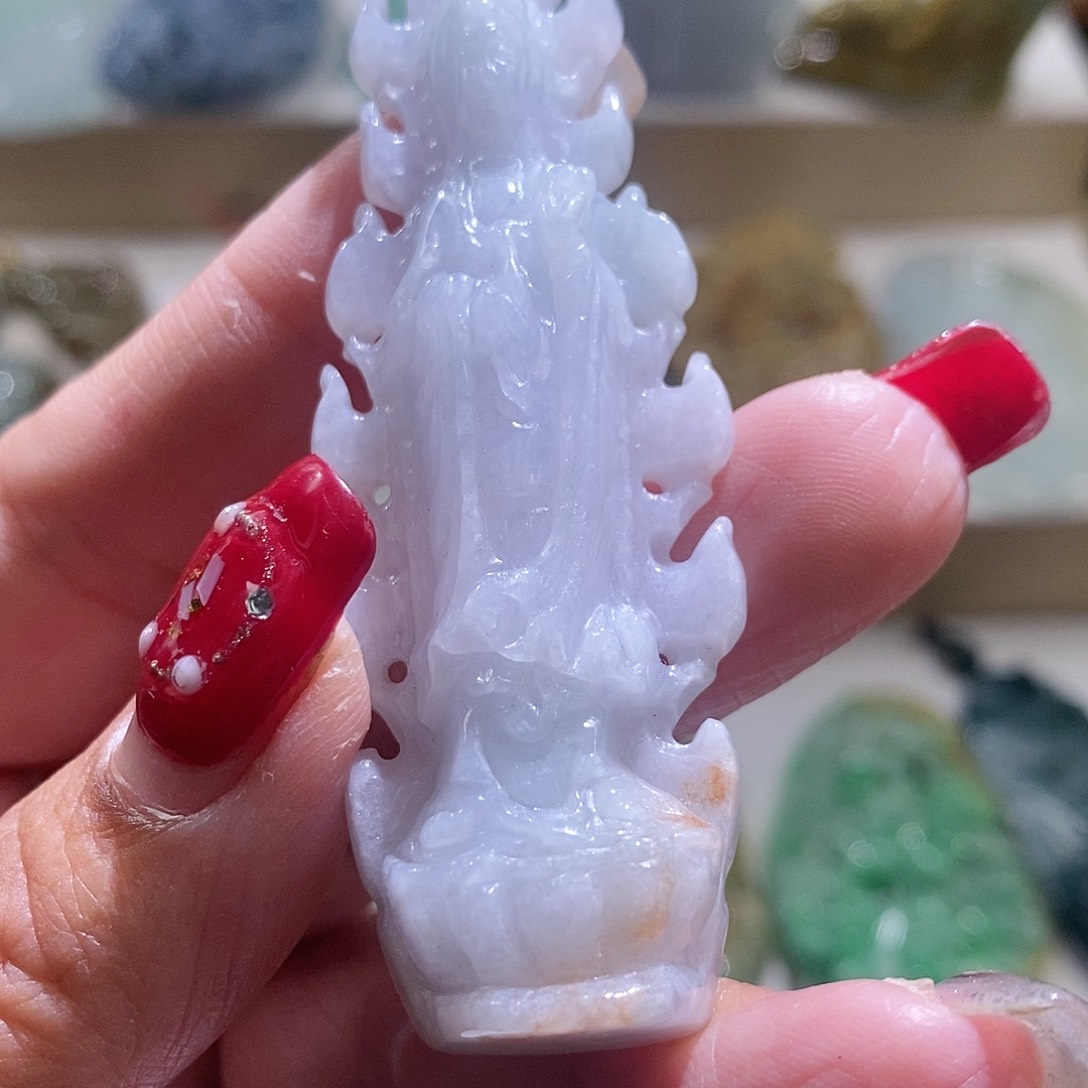 【闪购商品】翡翠颈饰未镶嵌观音