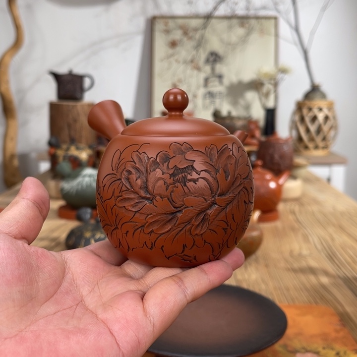 用****5常滑风月白峰合作茶壶