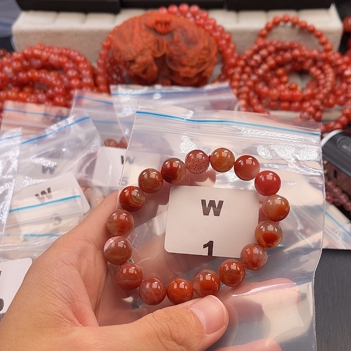 南红玛瑙未镶嵌多样性发货默认微瑕称重11mm