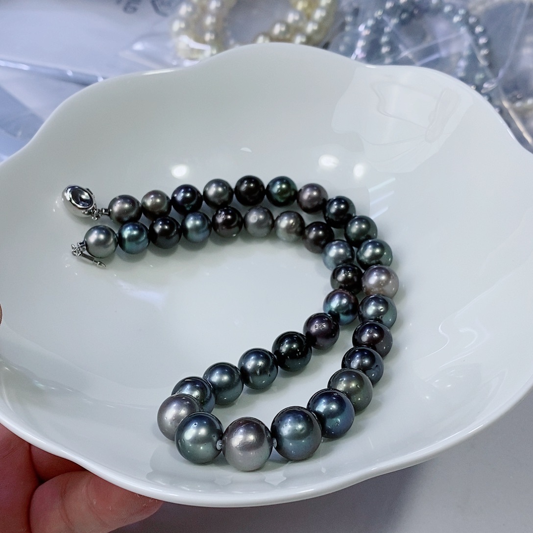 海水珍珠颈饰银S925镶嵌