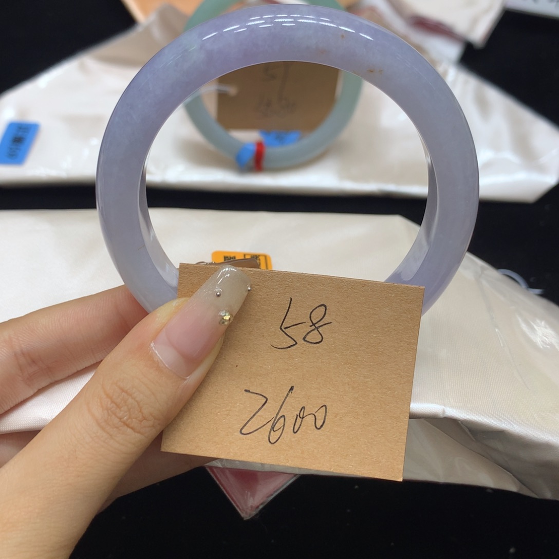 中****翡翠未镶嵌手镯天然翡翠