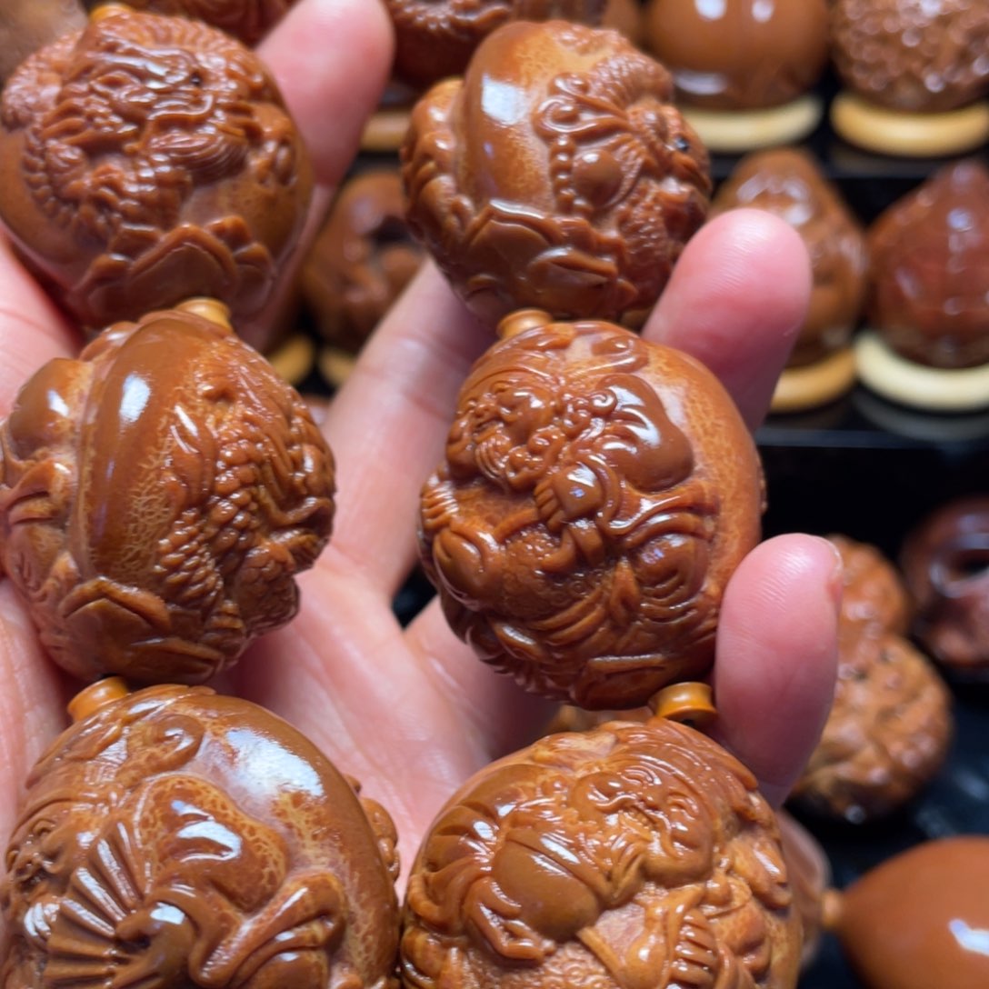 橄榄核手串/手链S****.龙财一条3.5