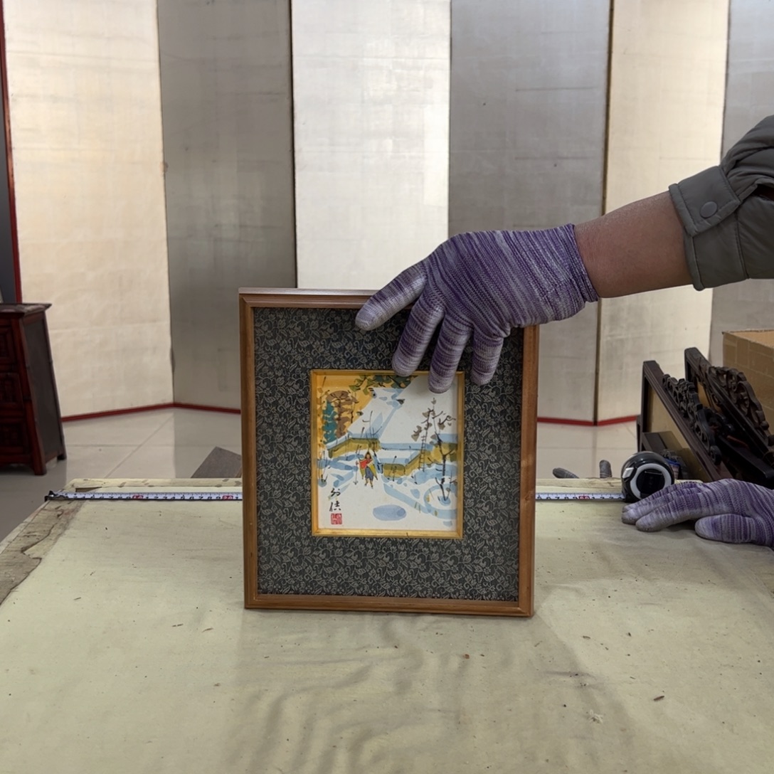 文***n绘画屏风框画茶空间设计