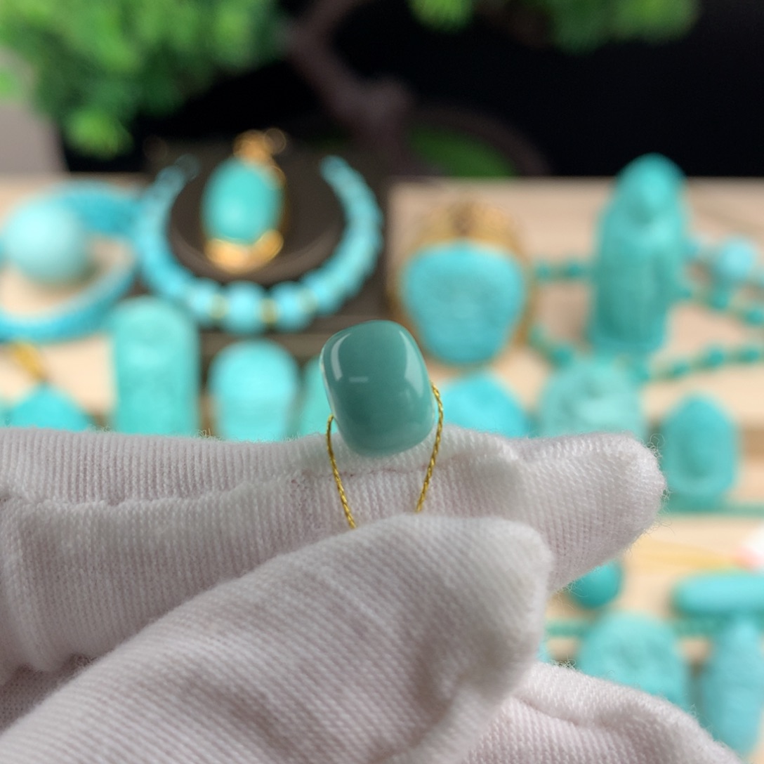 绿松石配珠卡9.5未镶嵌