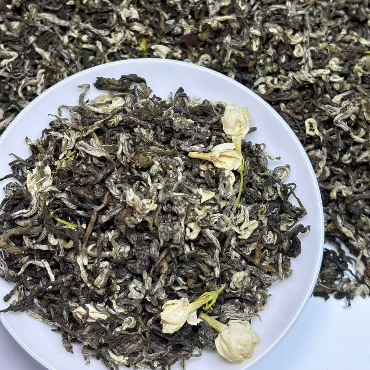 茉莉香雪四川高山茶胚浓香重口苦口鲜爽回甘茶气足实惠口粮型好茶