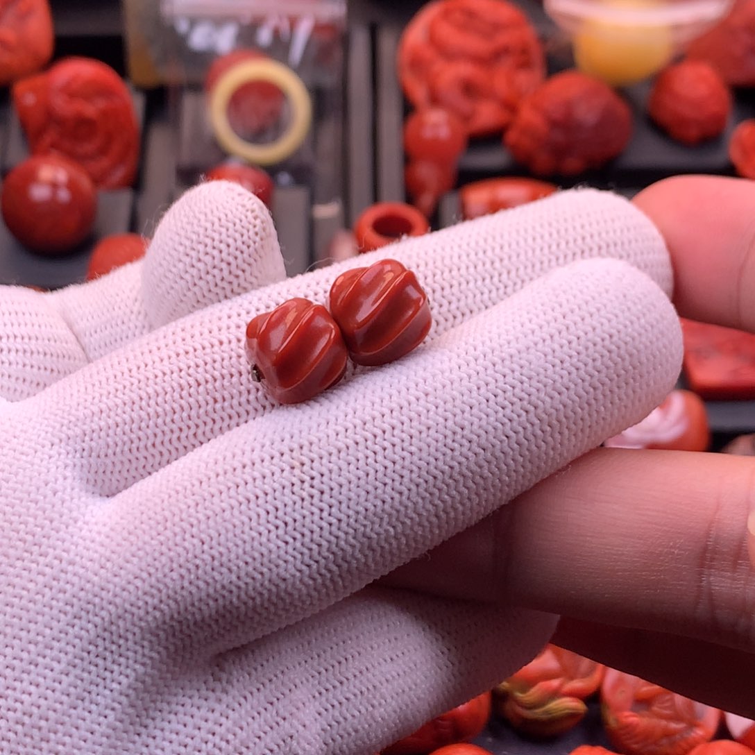 南红玛瑙未镶嵌【传仁】川料原矿满色满肉转运珠11mm+