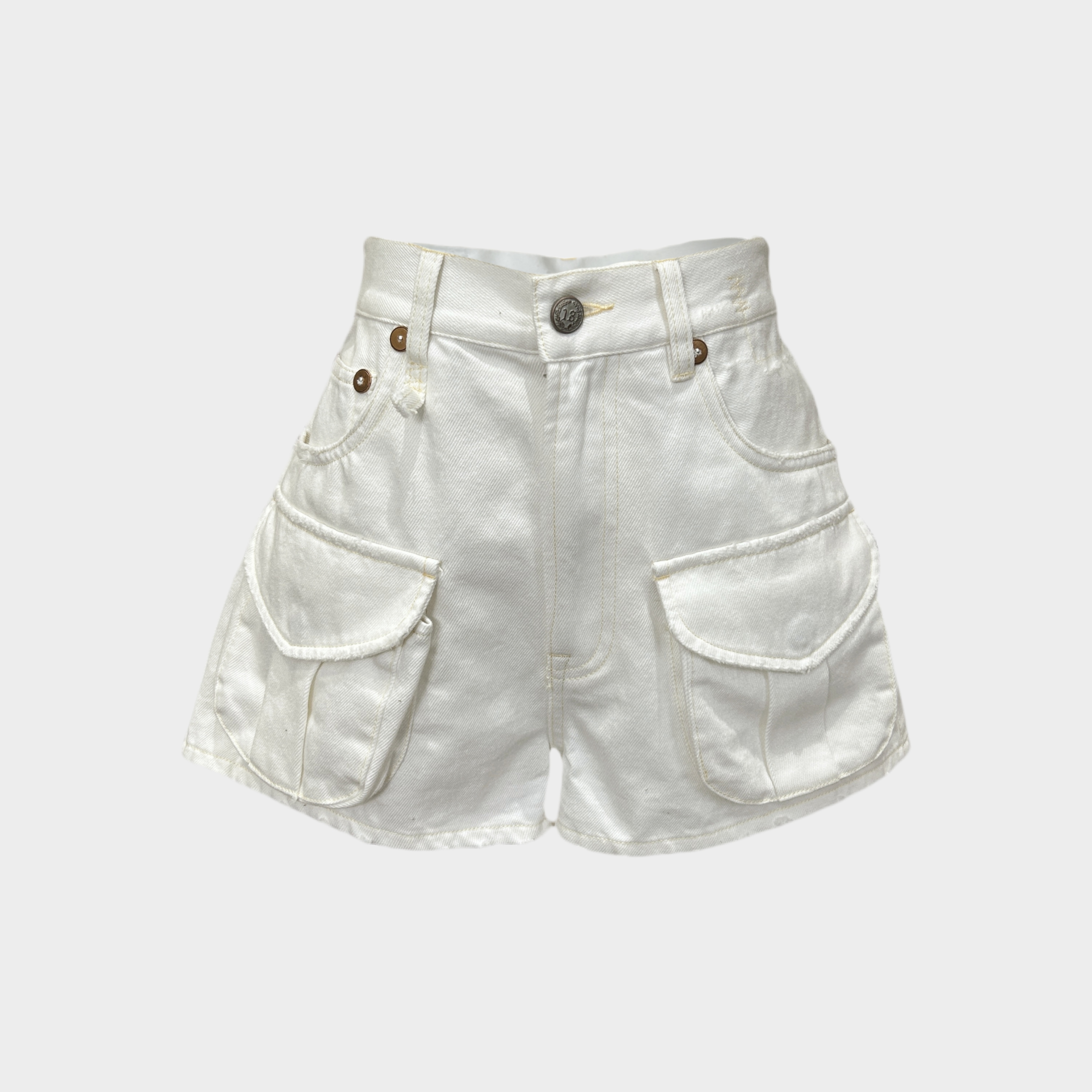 喜发发studio 新款时尚百搭工装短裤 6084