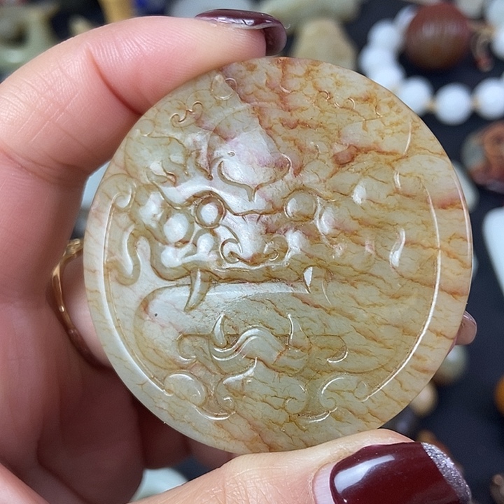 和田玉（糖玉）挂件未镶嵌