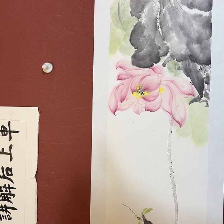 国画听兰老师花鸟