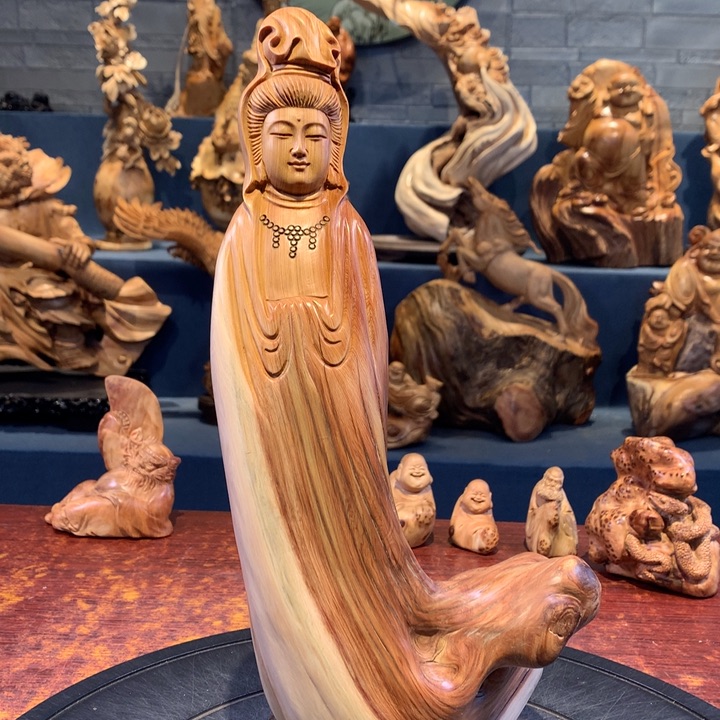 柏木（崖柏）根雕摆件