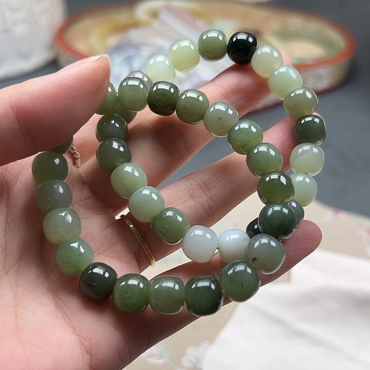 和田玉未镶嵌手链28