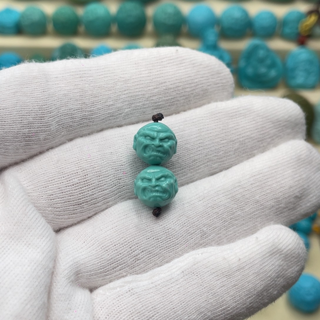 绿松石未镶嵌颈饰卡9