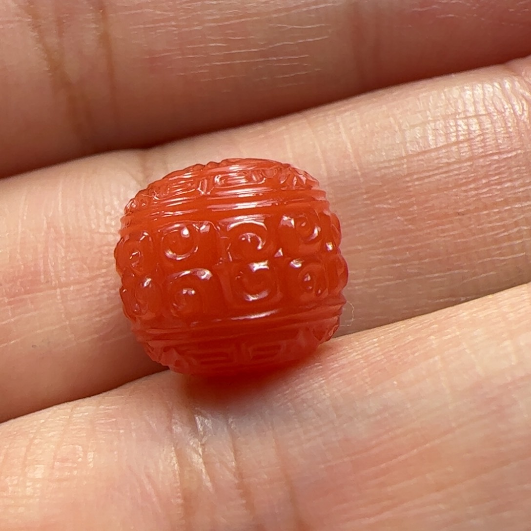 南红玛瑙珠子未镶嵌
