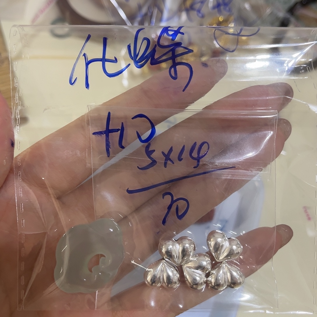 足银纯银925镀金镶嵌
