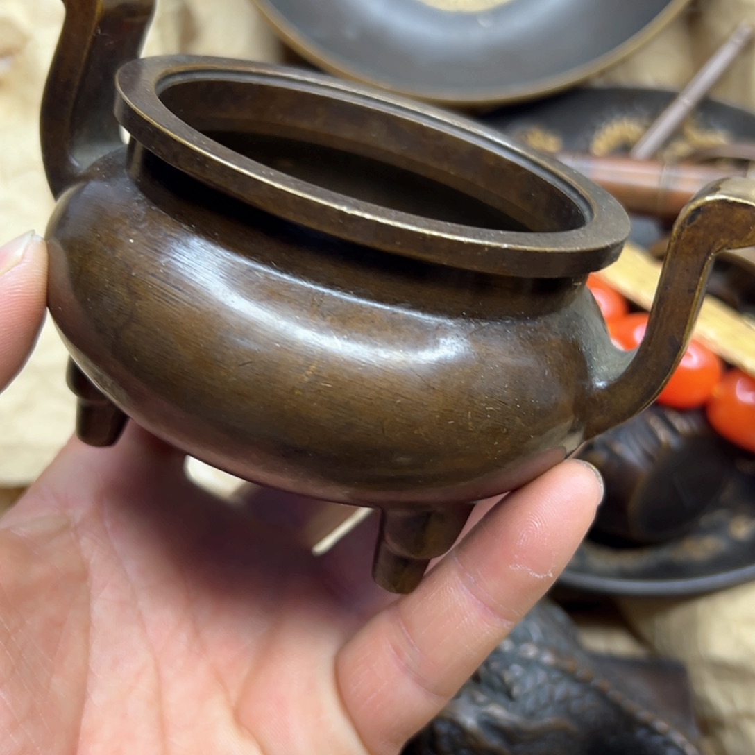 铜摆件欢迎欢迎你