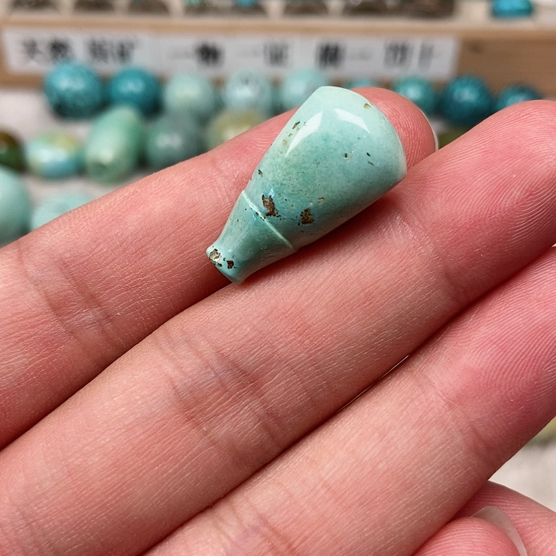 未镶嵌绿松石珠宝半成品