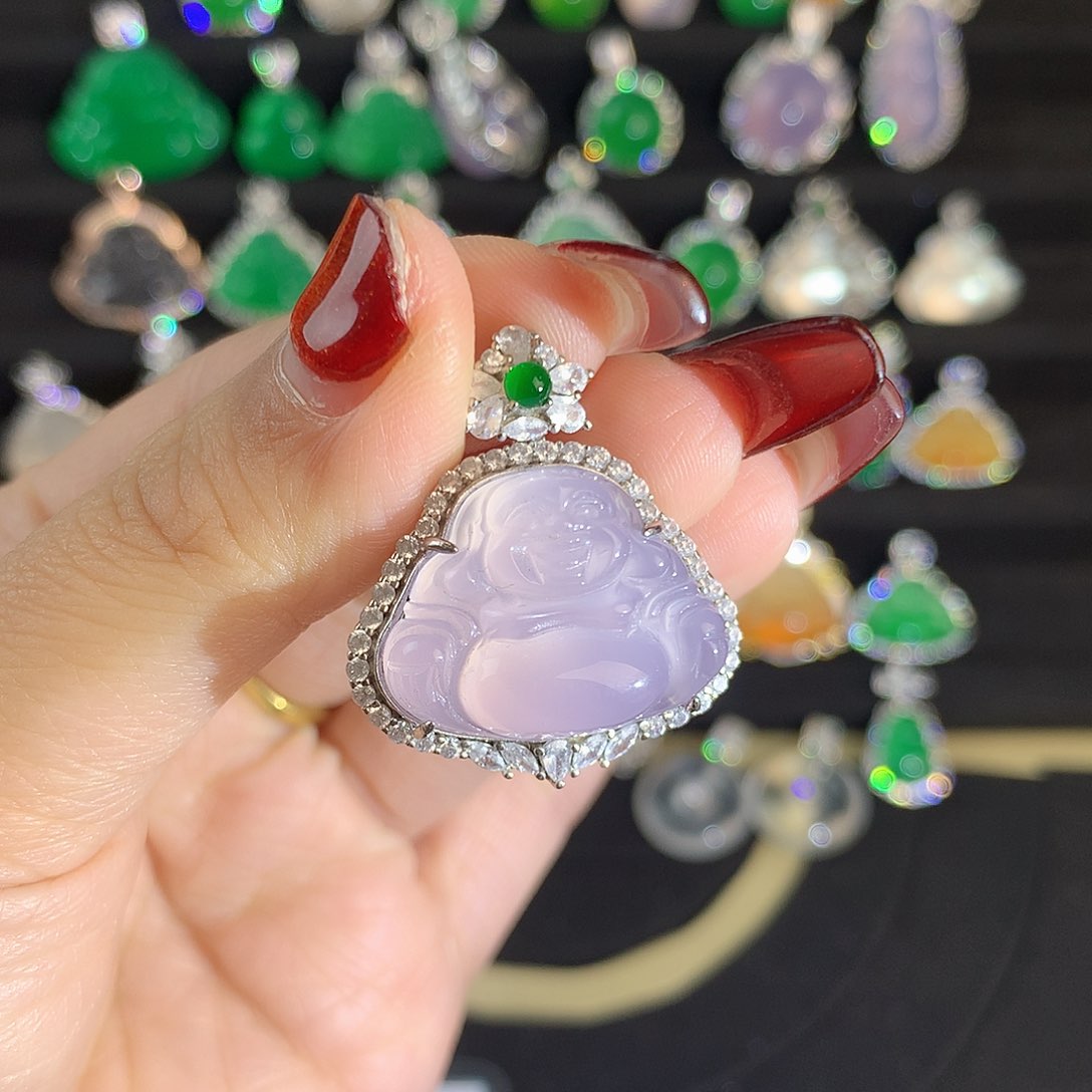 玛瑙/玉髓颈饰银S925镶嵌